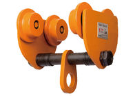 Carretilla manual del alzamiento de la capacidad del alzamiento de cadena del empuje de la carretilla grande anaranjada del viaje